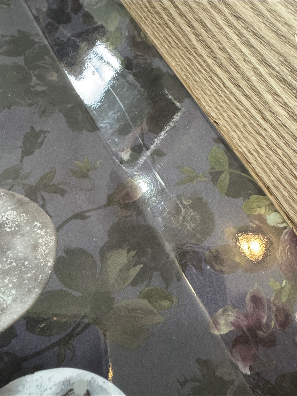 Moon Phase Art Tray - Purple Floral - Picture 8 of 8